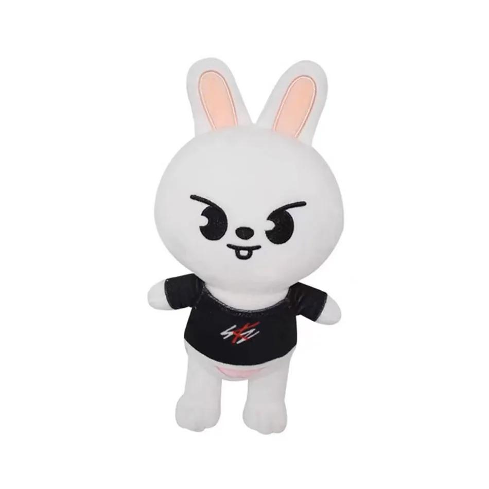 20cm Skzoo Plush Toys Stray Kids Cartoon Stuffed Animal Wolf Chan Plushies Doll Cute Companion Adults Fans Gift for Cuddly Fluffy Huggable Kawaii