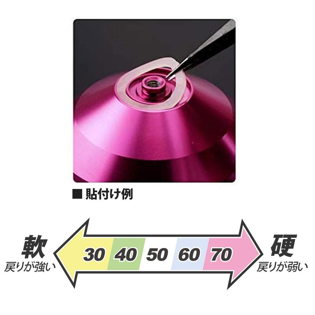 Spin Gear SGHG Slim Yo-Yo Pads (40 Härte, Grün, 10er-Packung)