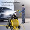 Portable Hose Pipe Storage Rack with High-Pressure Water Gun for Car Washing and Watering