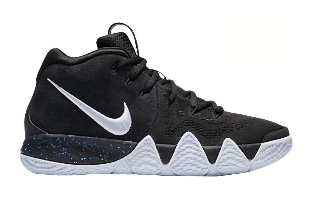 Nike Kyrie 4 Kyrie 4 Mid top Children's Basketball Shoes Black White AA2897-002
