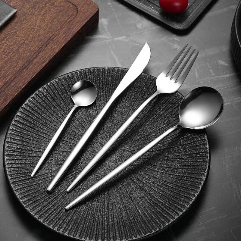 Fánshùn Portugal Style 4-Piece Stainless Steel Cutlery Set