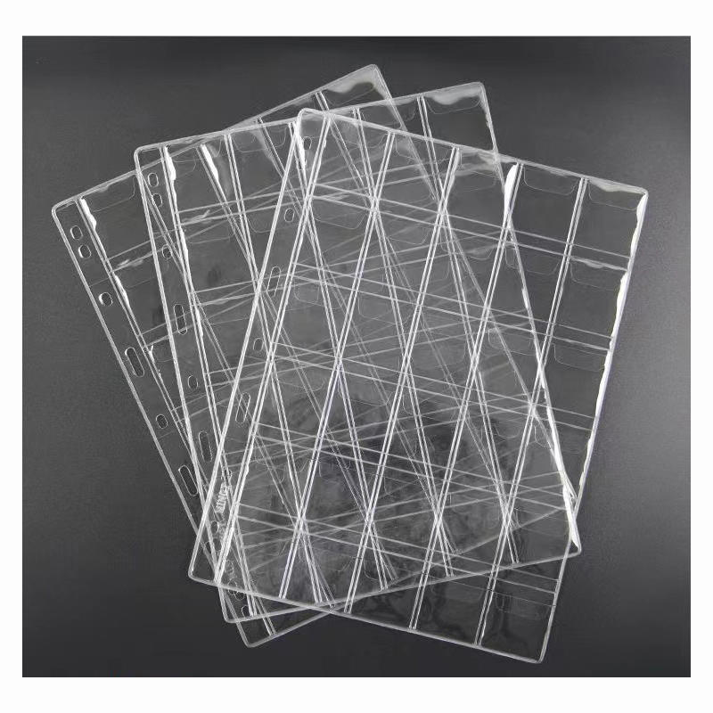 30 Pocket Replacement Coin Storage Page 10 PCS Plastic Wallets with Stamp Collector Supplies for Stamp Collection Coin Storage Page