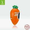 Carrot 925 Silver Beads, Dripping Oil Color Vitality Bracelet Beaded Accessories Scc1591