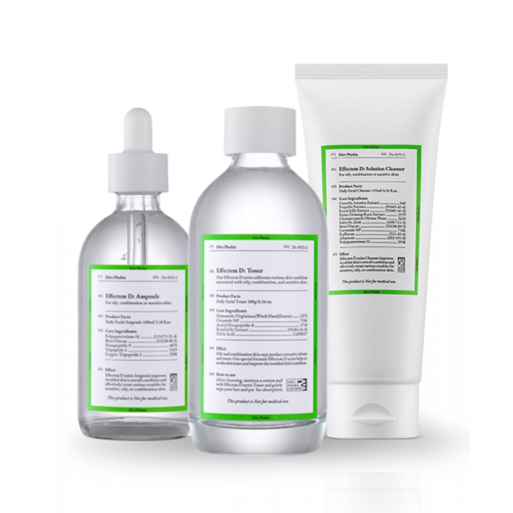 

Dirtphobia Light Care Set For Problematic Sebum 3 Items NONE