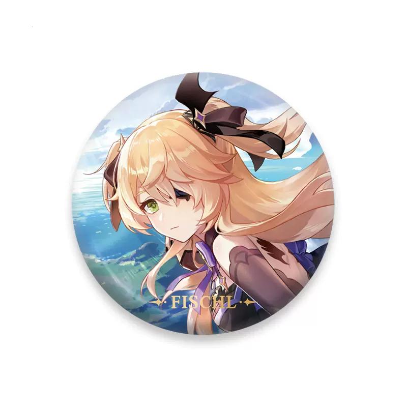 Sunsyea Genshin Impact Official Merch miHoYo Original Authentic Theme Series Badge Xiao Kazuha Zhongli Shogun Venti Klee Yelan