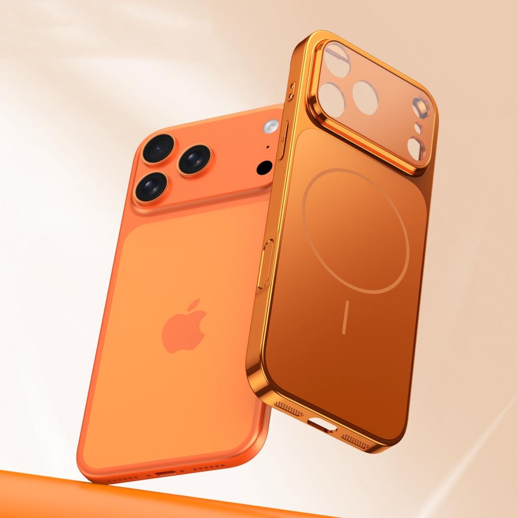 Luxusbeschichtung AG Matt Großes Fenster Kameraschutz Für Magsafe für iPhone 17 16 15 14 13 12 Pro Max 17Pro Magnetische Handyhülle