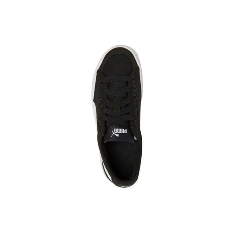 Puma Smash v2 Vulc CV Black White Unisex Sneakers 365968-01