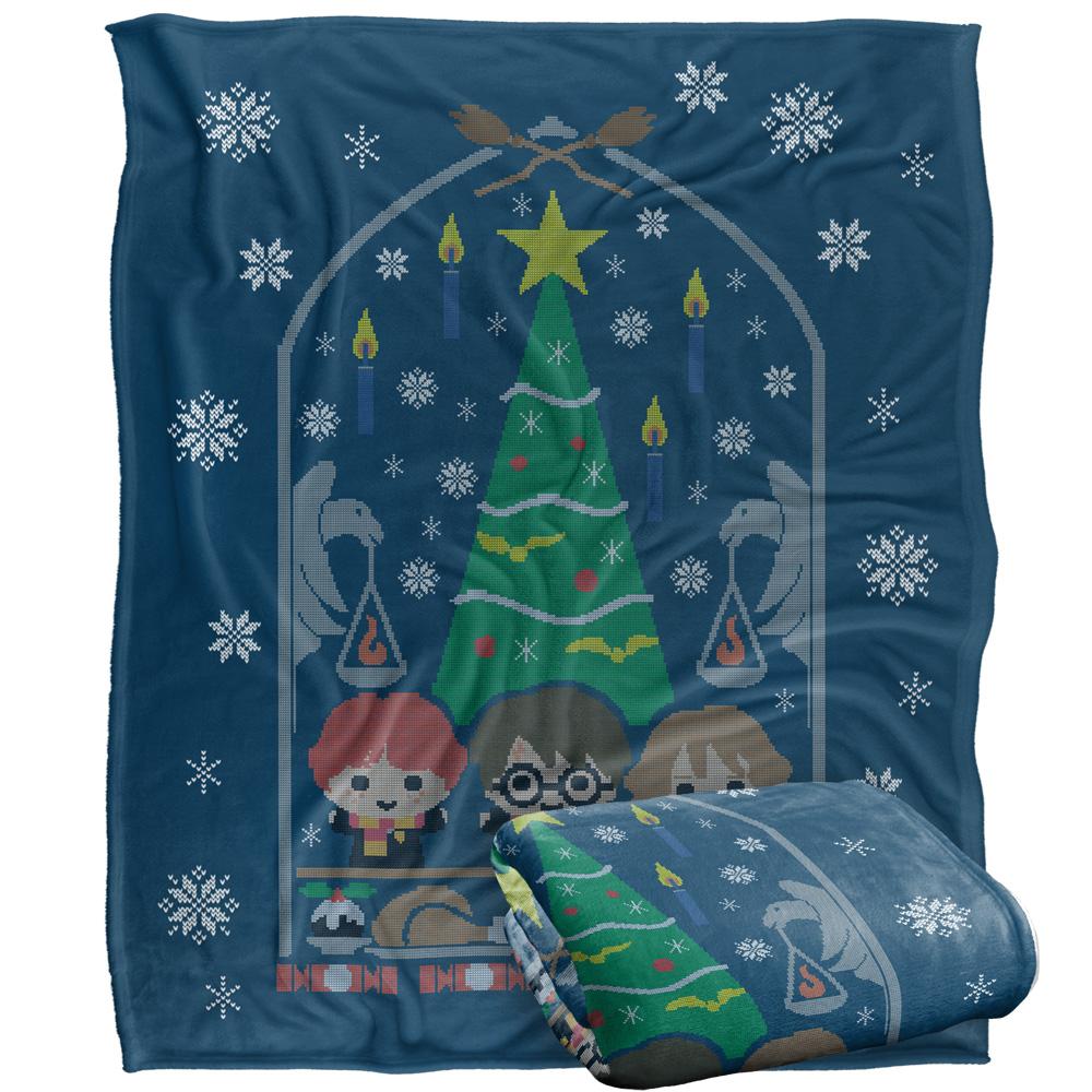 Harry Potter Chibi Christmas Blanket