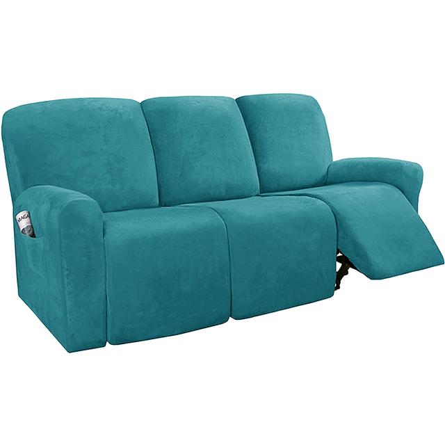 

Velvet Recliner Sofa Case For Living Room Reclining Chair Good Cover Sofa Slipcover Recliner Chairs Covers 1 2 3 4 Seat Couch Cover for Home 1 Seat(22-33inch)