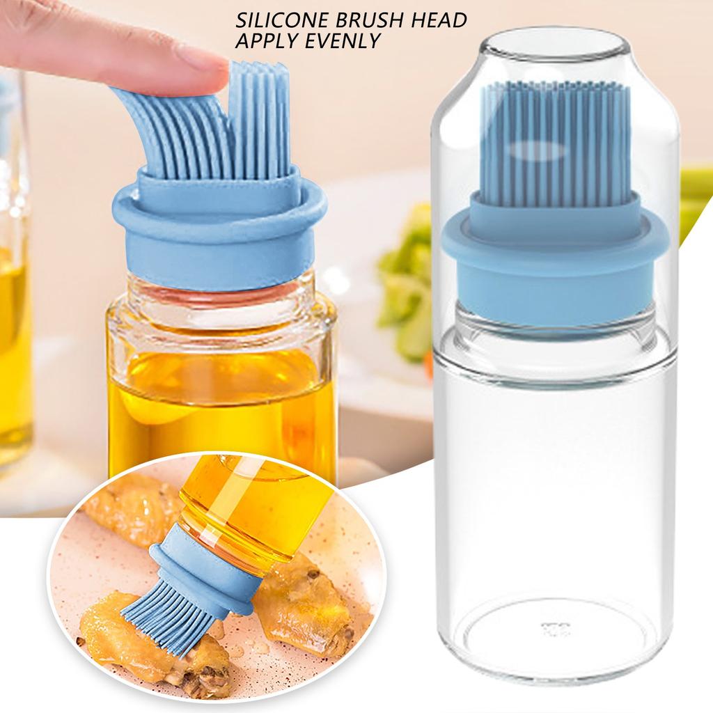 Brush Oil Bottle Silicone Oil Bottle Household Cover And Brush Integrated
