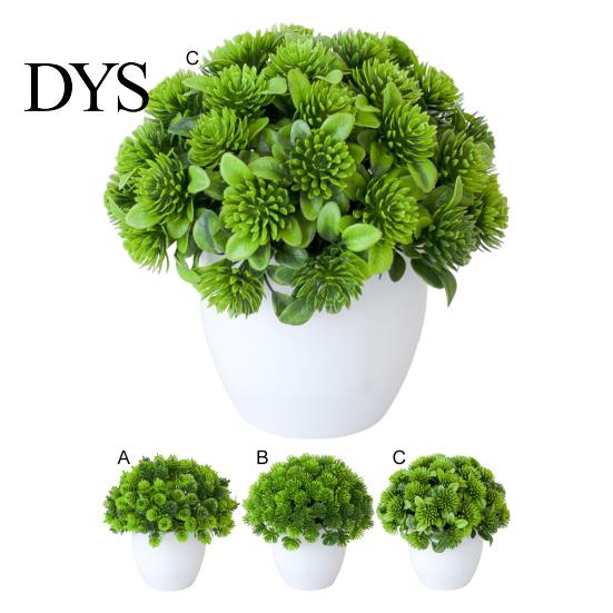 Artificial Plant Pot Realistic Energetic Decorative Vivid UV-resistant Fake Desktop Ornament Bonsai Office Decor