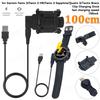 80cm USB Clip Charger for Garmin Fenix 3 Charging & Data Transfer Cord Compatible with Fenix 3 HR/Sapphire/Quatix 3 Smartwatch