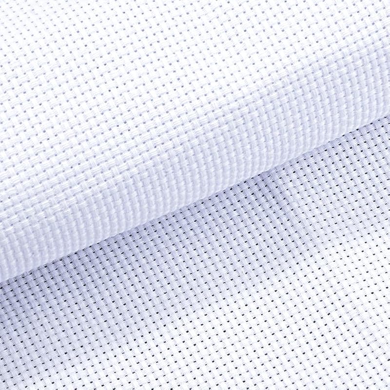 

BIUTEFOR embroidery cloth cross stitch cloth [30x45cm Set of 2] 11CT white punch needle For DIY handicrafts pure white sewing gift