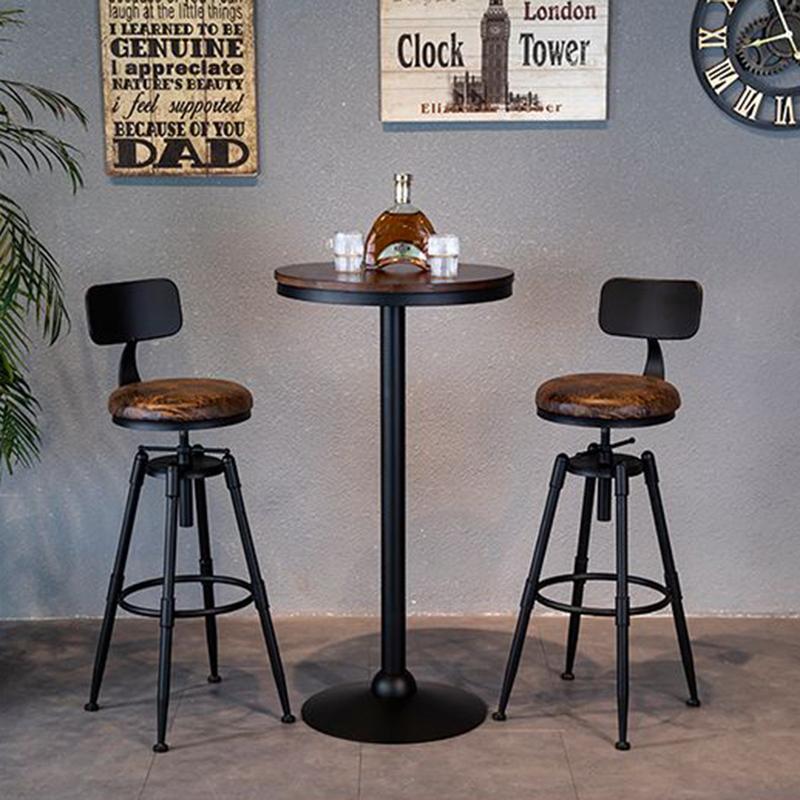 Metal Bar Chair Quality Modern Furniture Swivel High Chairs Nordic Counter Stool Bar Chair Large Luxury Art Design High Chairs