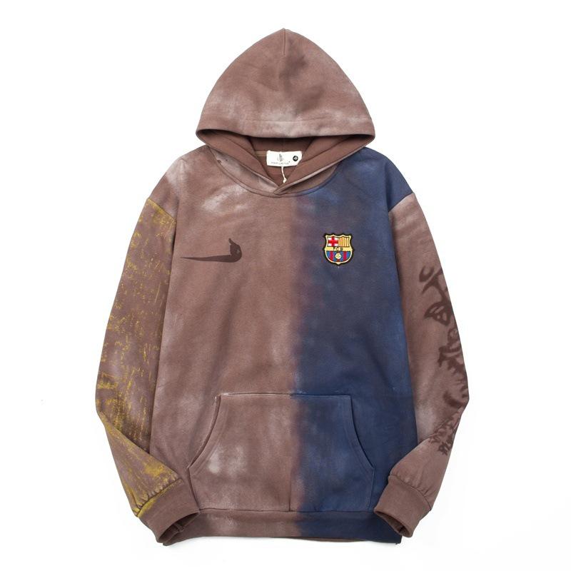 Американская модная худи-пародия на Travis Scott со Swoosh: Унисекс Дизайн с Цветной Раскраской M