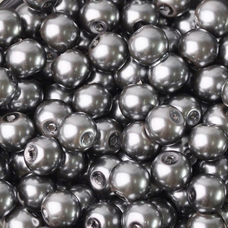 

20~200 шт. Круглые 4 мм 6 мм 8 мм 10 мм 12 мм 14 мм 16 мм Лот Цветов Стеклянные Бусины С Жемчужным Покрытием Свободные Разделительные Бусины для DIY Ремесел Аксессуары для Изготовления Ювелирных Изделий 8mm-60pcs