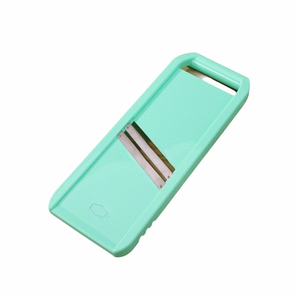 

Manual Fruit Vegetable Cutter Japanese Style Kitchen Gadgets Potato Slicer Shredder with Handle Fruit Julienne Slicer Grater зелёный