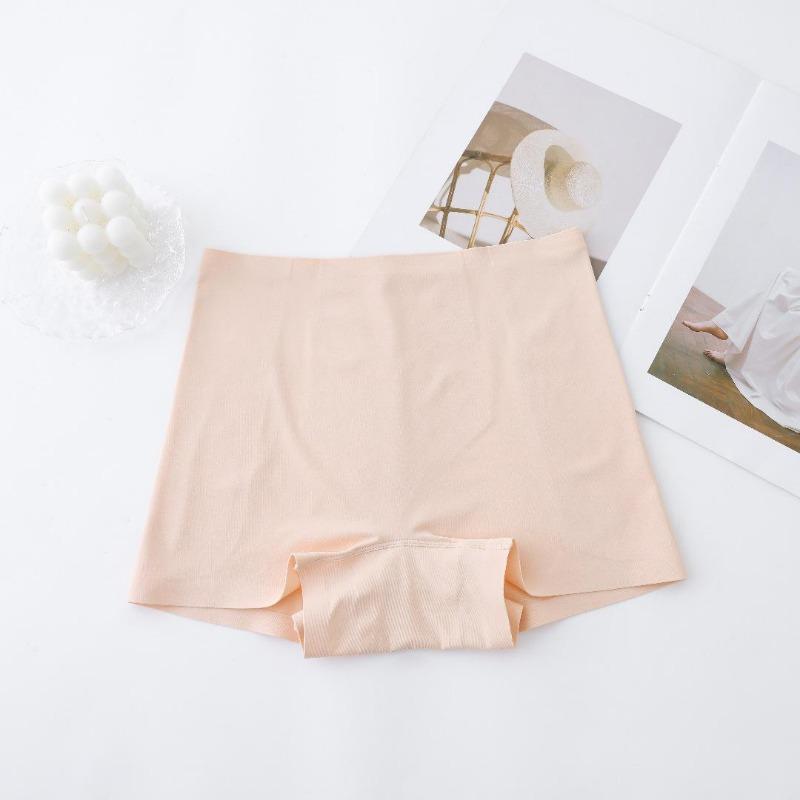 

Бесшовные брюки для увеличения объема бедер с накладками на промежность для женщин L бежевый