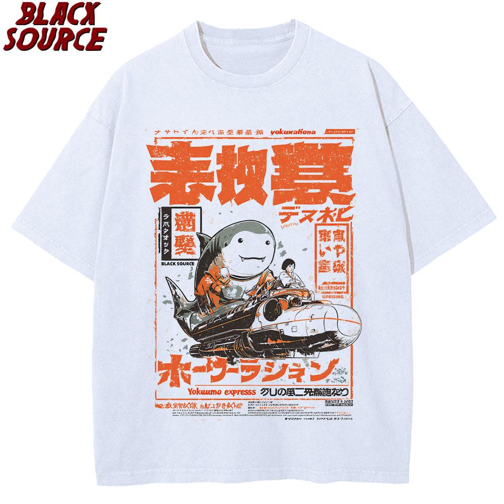 

T Express Printed Mens TShirt Cotton Oversized Harajuku Graphic Tees for Women Tops Tees Casual Streetwear S