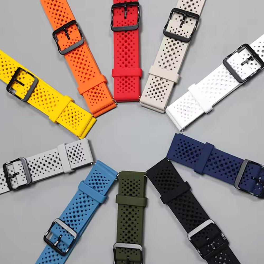 1Pcs 22mm Sports Bands For COROS PACE Pro APEX 2 Pro PACE 3 APEX 46mm Silicone Strap For Xiaomi Watch S4 S2 S3 Replace Bracelet