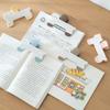 Cat Shape Plastic Book Clip Portable Reading Page Holder Bookmark for Book Lovers College Students Stationery Supplies
