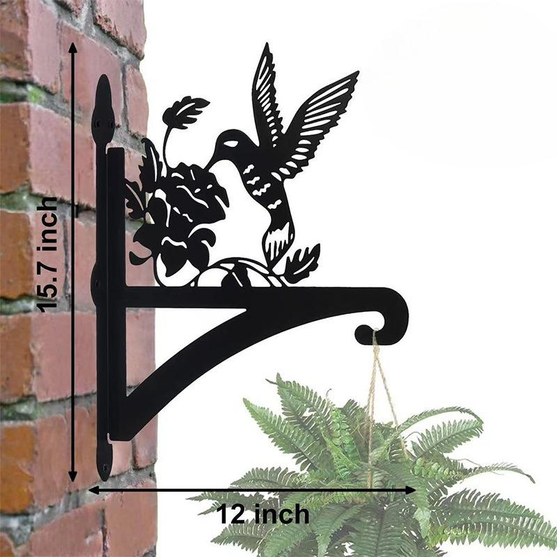 Gancio Gabbia per Uccelli Fata dei Fiori Ciondolo da Cortile, Ornamento Paesaggistico da Giardino Esterno, Decorazione da Appendere per Giardino, Supporto Casetta per Uccelli