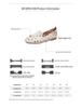 Women's Square Toe Loafers - Soft Leather, Hollowed-Out Flats for Spring/Summer 2025