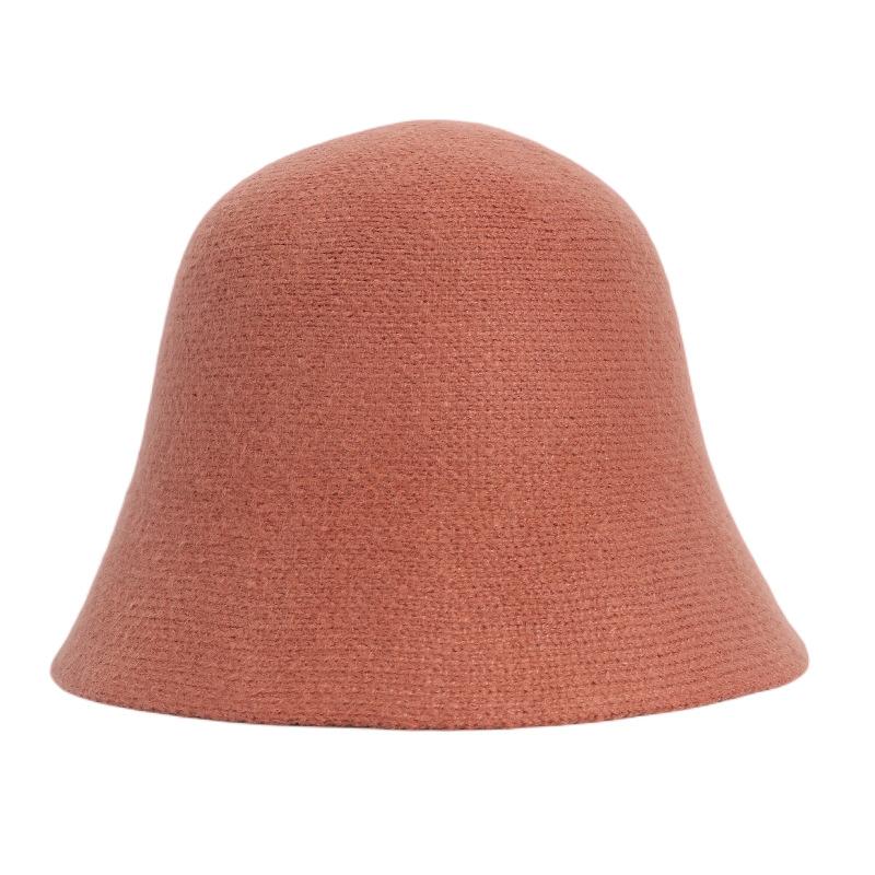 Herbst- und Winterwarme Mütze Damen Chenille Fischerhut Koreanische Version Vielseitige Lässige Strickmütze