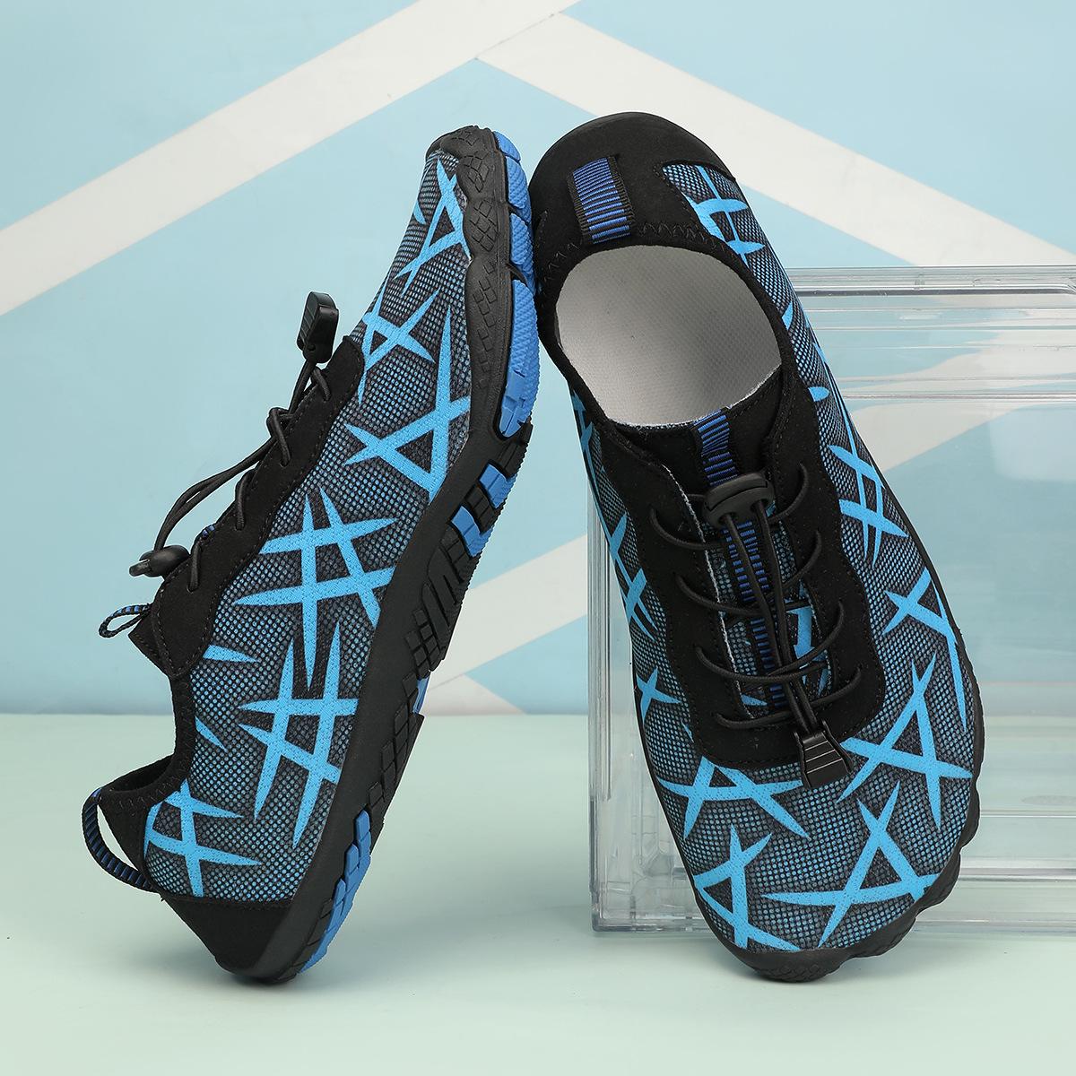 

Hot Sale Couples Swimming Wading Creek Shoes Non-slip and breathable Men s and Women s Outdoor Beach Shoes Casual Fitness Soft Shoes 45 синий