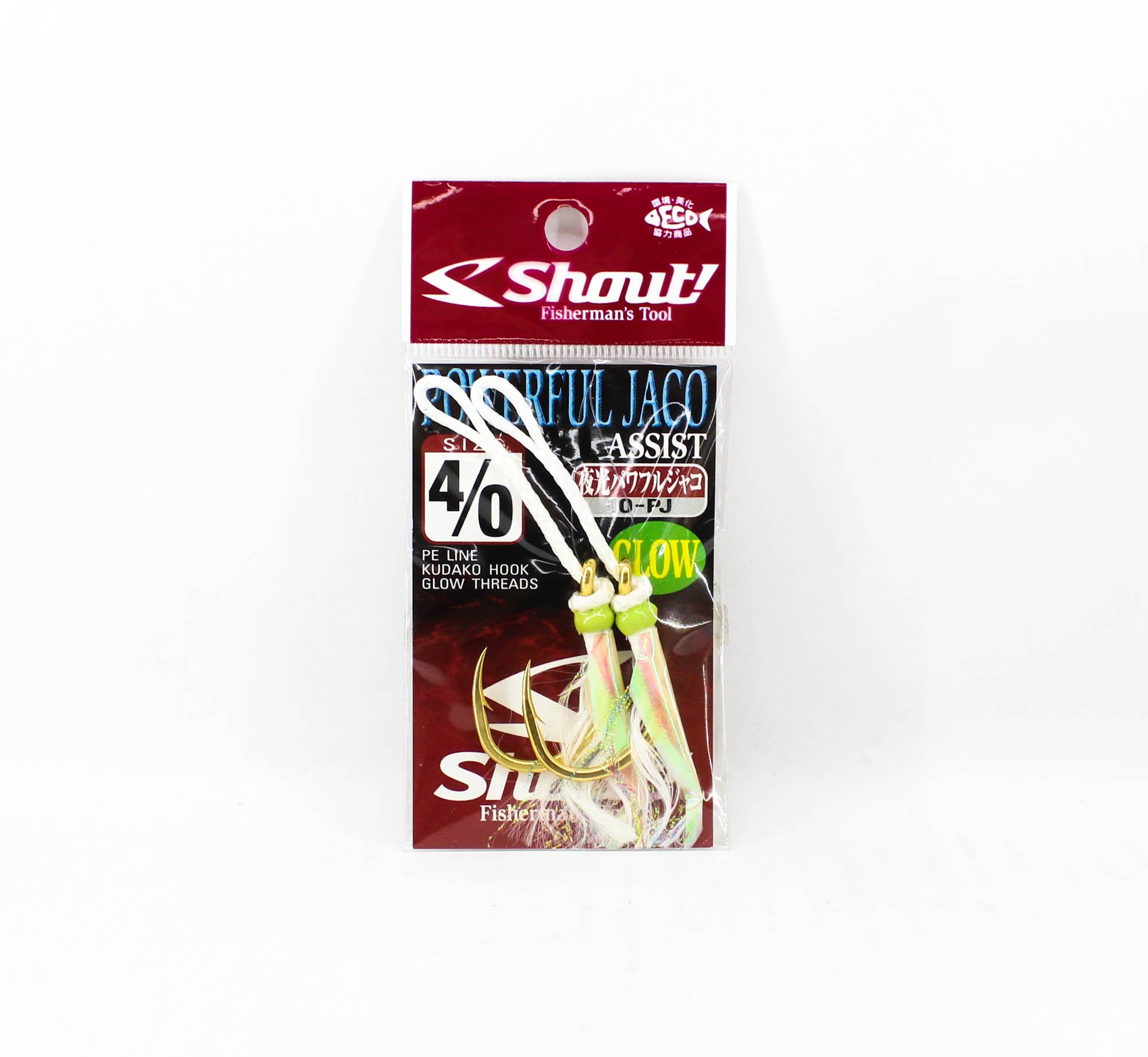 

Shout 10-PJ Powerful Jaco Hook Rigged Assist Glow Розмір 4/0 (8407) DC
