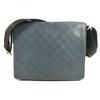 N41035 Damier Infini District PM Shoulder Bag Orion blue/Black
