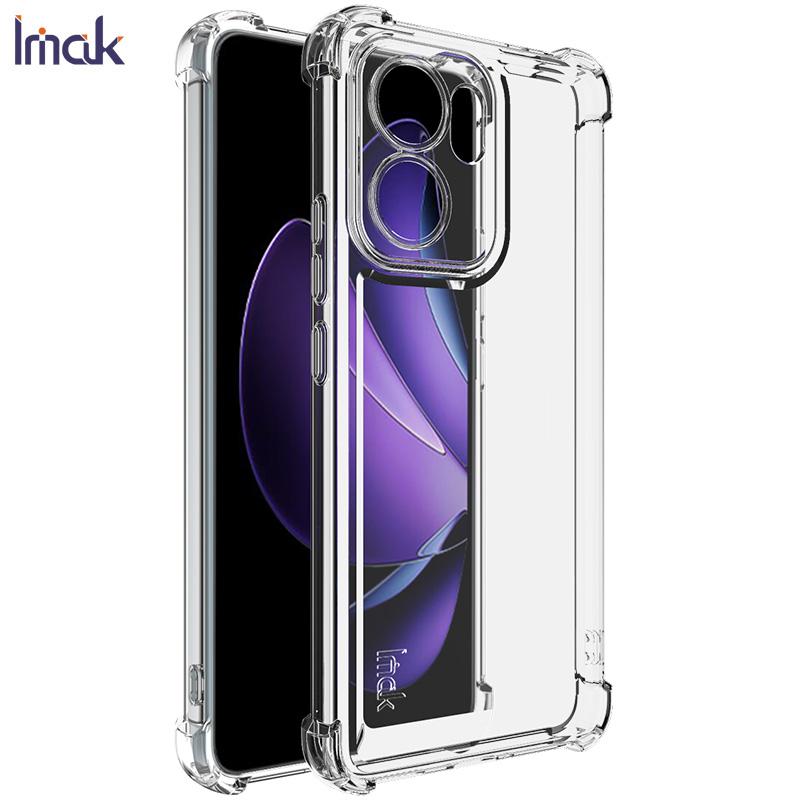 

Для OPPO Reno 13 F 4G 5G чехол для телефона IMAK UX-4 ударопрочный мягкий чехол OPPO Reno13 F 5G белый