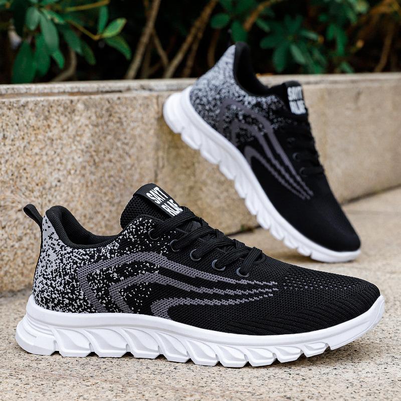 Sapatos Masculinos 2023 Outono Novos Sapatos Masculinos Sola Macia Sapatos Casuais Lâmina Respirável Sapatos Esportivos Masculinos