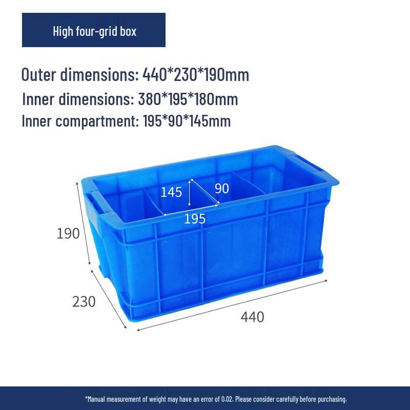 Plastic Multi-Compartment Tool Storage Box