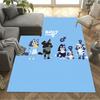 Bluey Bingo Adventure Carpet Perfect for Decorate room Entryway Dining Room Kitchen Antislip Carpet Decorate Offices Perfect Gift for Women/Men