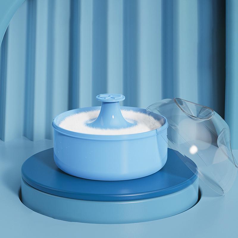 Talcum Powder Powder Puff With Box Baby Soft Face Body Cosmetic Powder Puff Talcum Powder Sponge Box Case Container