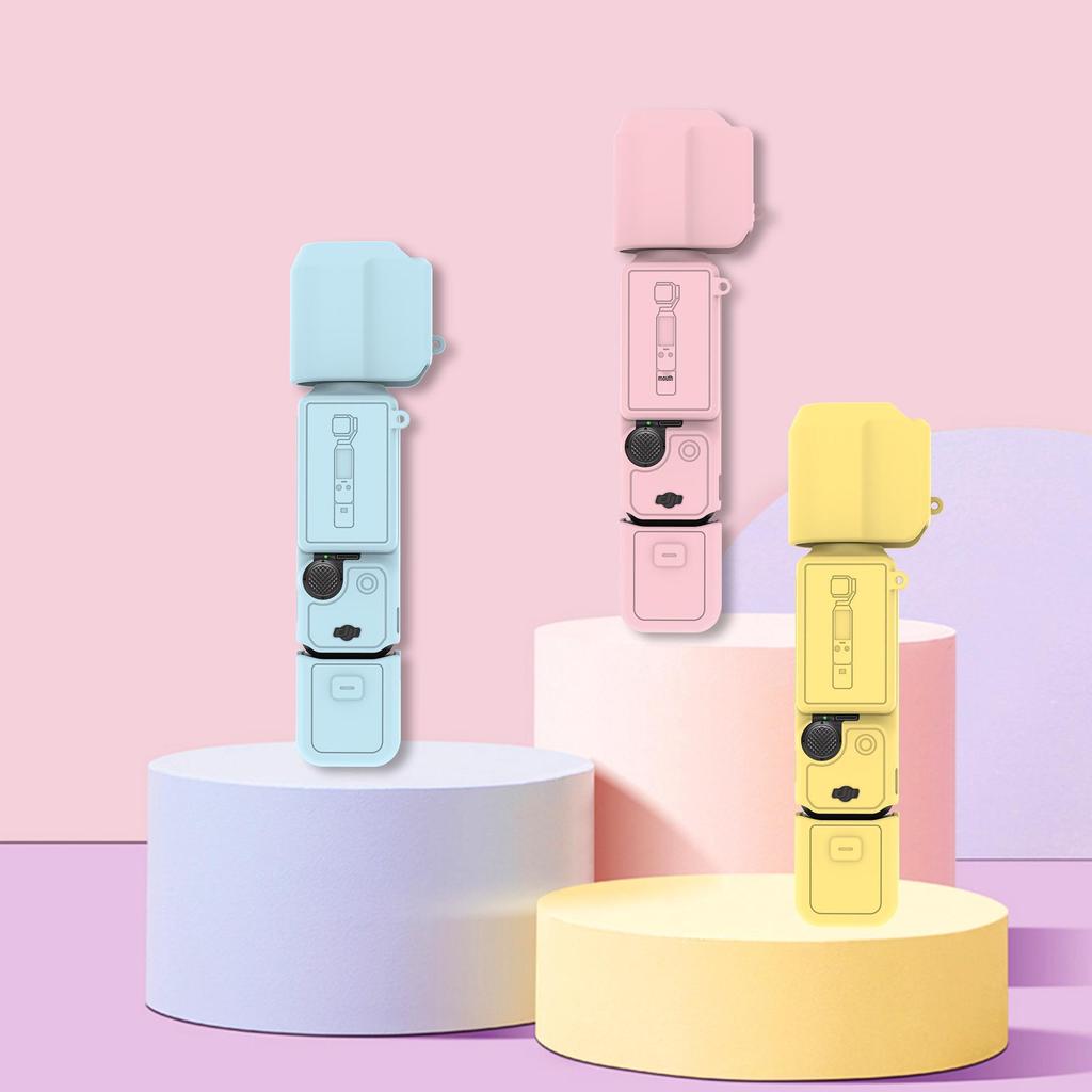 DJI Osmo Pocket 3 Silicone Protective Case for Gimbal and Camera Lens