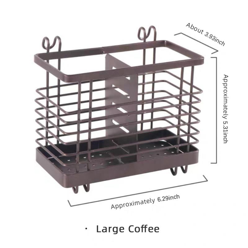 

Sink Organizer No Drilling Open Design For Kitchen Sink Dishwasher For Cutlery Cutlery Drainer Basket Home Storage With Hooks