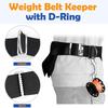 2Pcs Diving Weight Belt Slide Keeper Stainless Steel Weight Belt Stoppers Serrated Scubas Diving Weight Belt Retainer