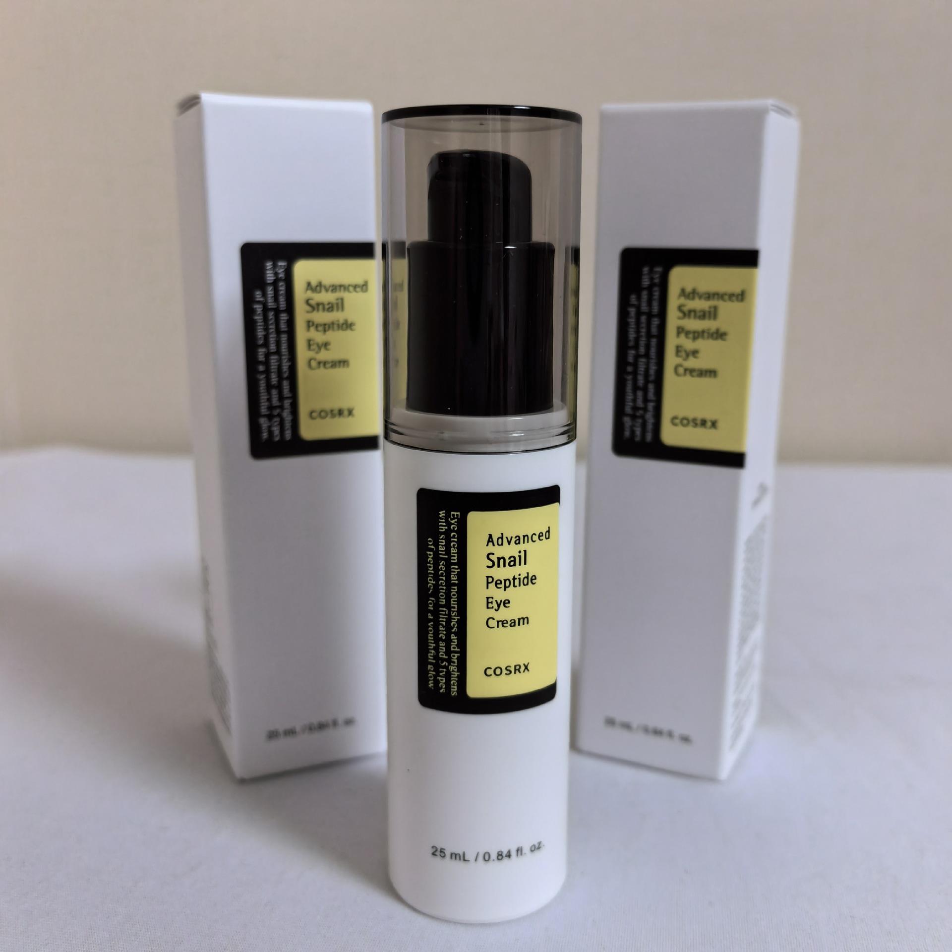 COSRX Snail Peptide Eye Cream: Reduce Dark Circles, Eye Bags & Fine Lines, Firm & Lift, 25ML
