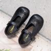 Spring Girls' Leather Shoes Korean Style Fashionable Princess Shoes Soft Sole Toe Shoes Fashionable All-match Shoes