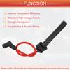 UXCELL 4pcs Car Spark Plug Coil Wires Ignition Coil Harness Cable 7mm Fit for MINI Cooper R50 R52 R53