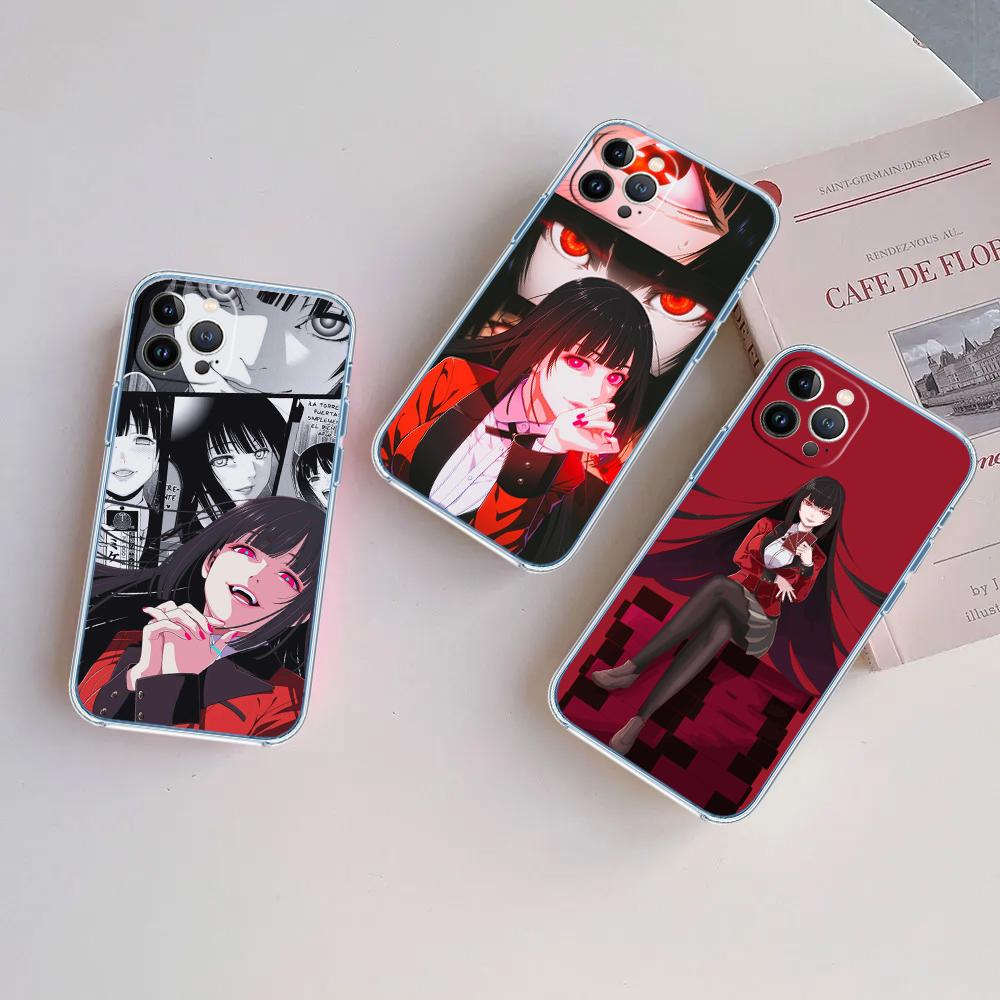 PP42 Kakegurui Transparent Phone Case for Motorola Moto G40 G04 G05 One Ace Action  Fusion + Plus Hyper Macro Vision Zoom