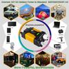 6000W Peaks Power 12V DC TO 110V 220V AC Car Power Inverter Solar Converter