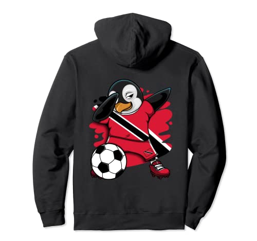 Dab Penguin Trinidad and Tobago Soccer Fan Jersey Football Hoodie