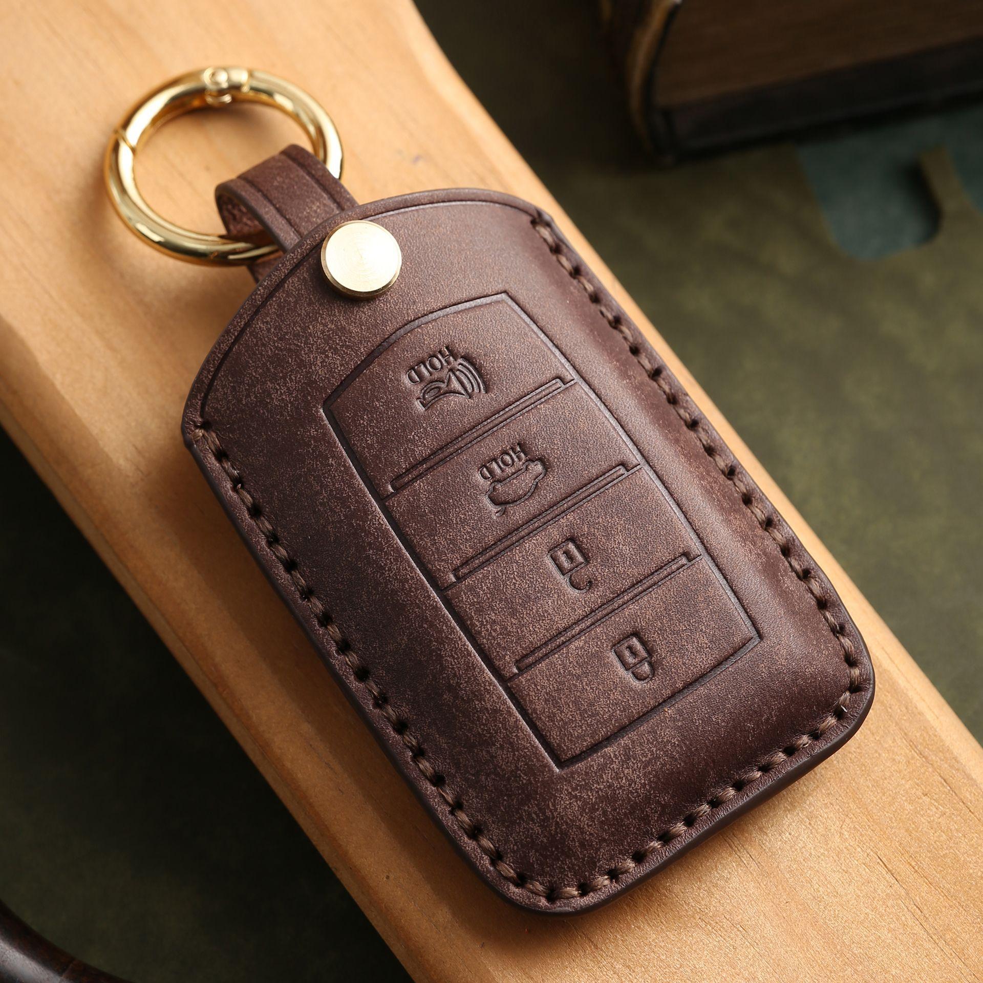 

Индивидуальный чехол для ключа для Genesis Genesis Seth Lawns Сумка для ключа от машины Ручная работа Кожа Премиум коричневый