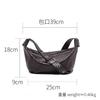 The First Layer Cowhide Bag Women's New Light Luxury Niche Shoulder Bag Versatile Soft Leather Messenger Bag