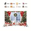 1pc Christmas Tapestry, Christmas Tree Snow Scene Photography Background Cloth, Event Decoration Background Poster Tapestry