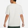 Nike Men's White T-Shirt with Plant and Flower Logo Print
