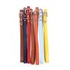 Trendy Multi-Colored 105Cm Pu Belts For Women Thin Adjustable Strap With Pin Buckle For Jeans And Summer Dresses Casual Belt